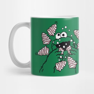 Christmas Tree Cake Monster Mug